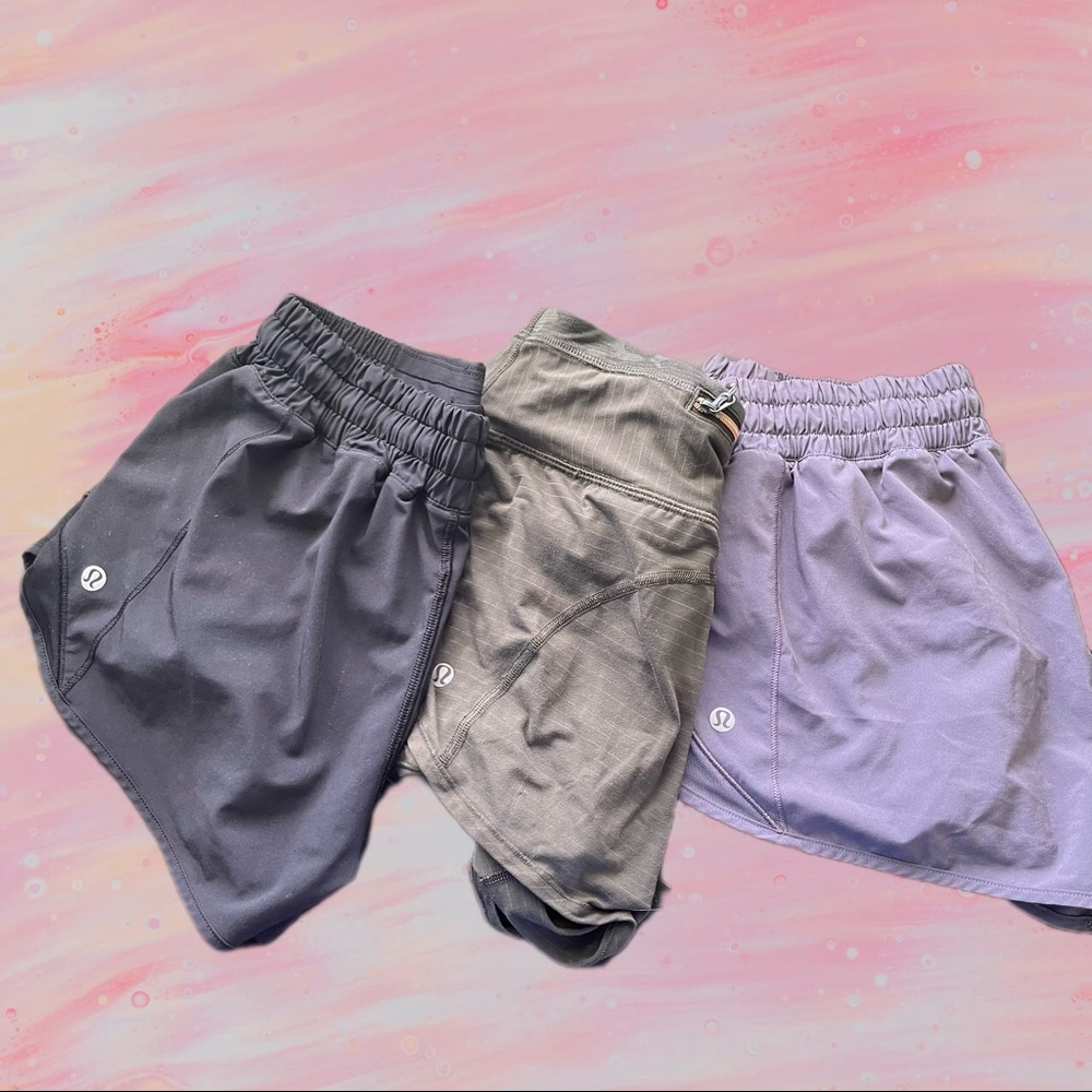 LULULEMON HOTTY HOT 2.5 SHORT BUNDLE 3 PAIR